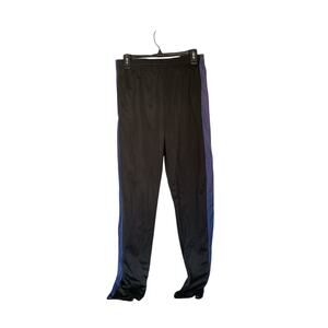 Performance Sport Regular Men's Track Jogger Pants Black & Blue Size Large